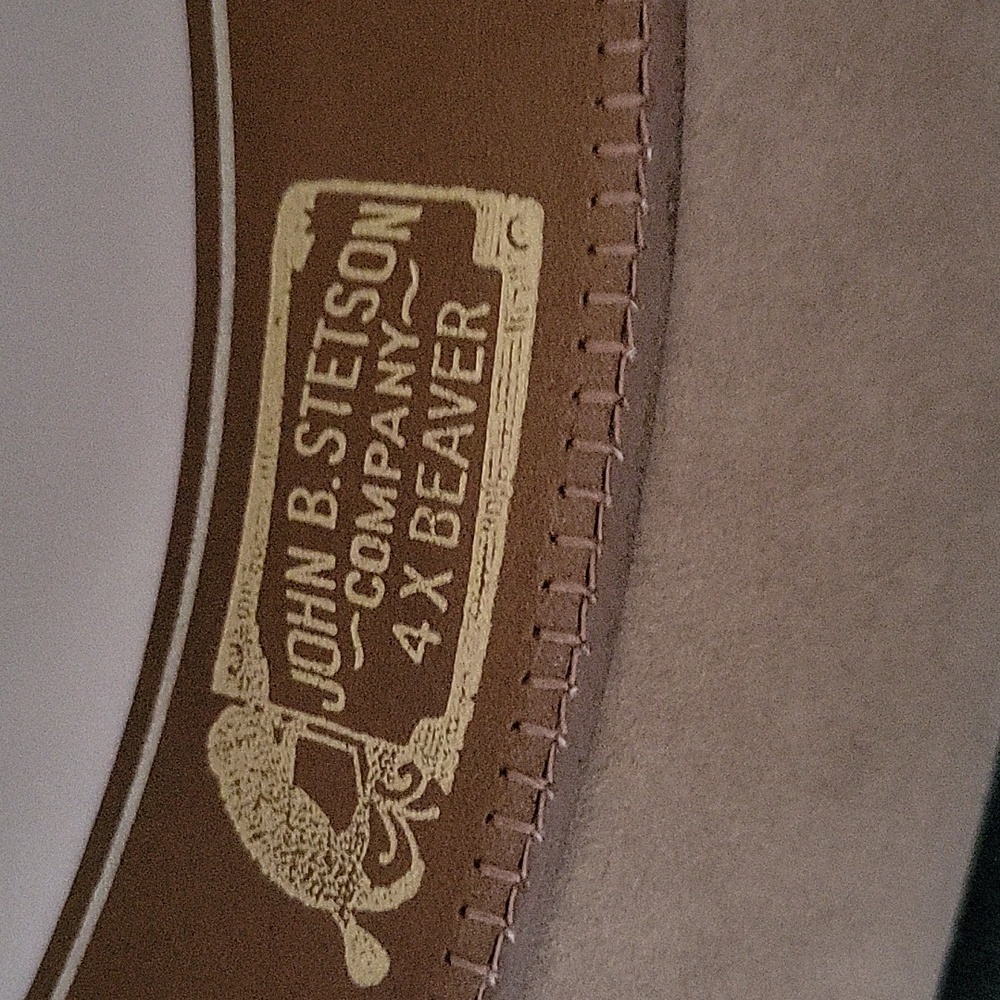 Vintage Stetson Gallup Cowgirl Hat Tan - Picture 8 of 11